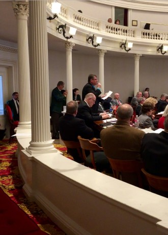 House Minority Leader Rep. Don Turner (R-Milton) explaining why he voted against the $24 million fee hike instated by the fee bill in Fiscal Year 2017.