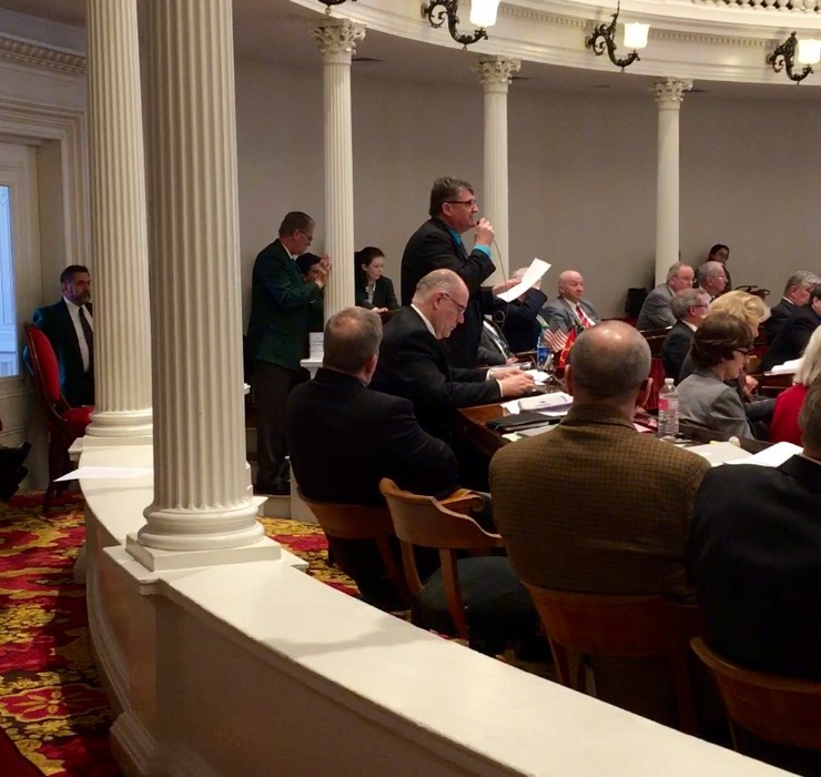 House Minority Leader Rep. Don Turner (R-Milton) explaining why he voted against the $24 million fee hike instated by the fee bill in Fiscal Year 2017.